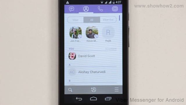 Viber Messenger - How To Add A Phone Contact To Favorites смотреть онлайн