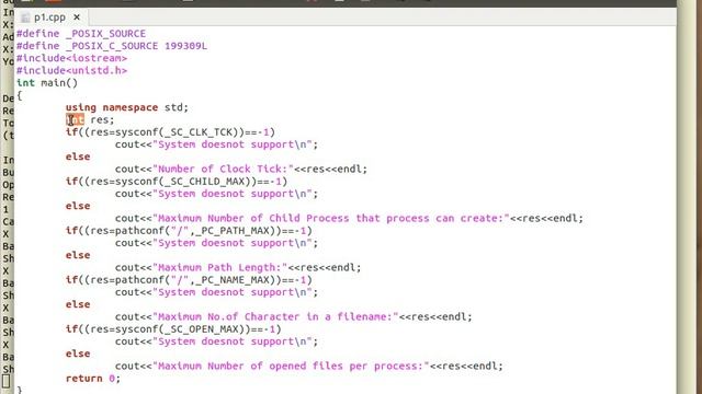 Program 2: USP/CD Lab Posix Complaint System Configurations смотреть онлайн