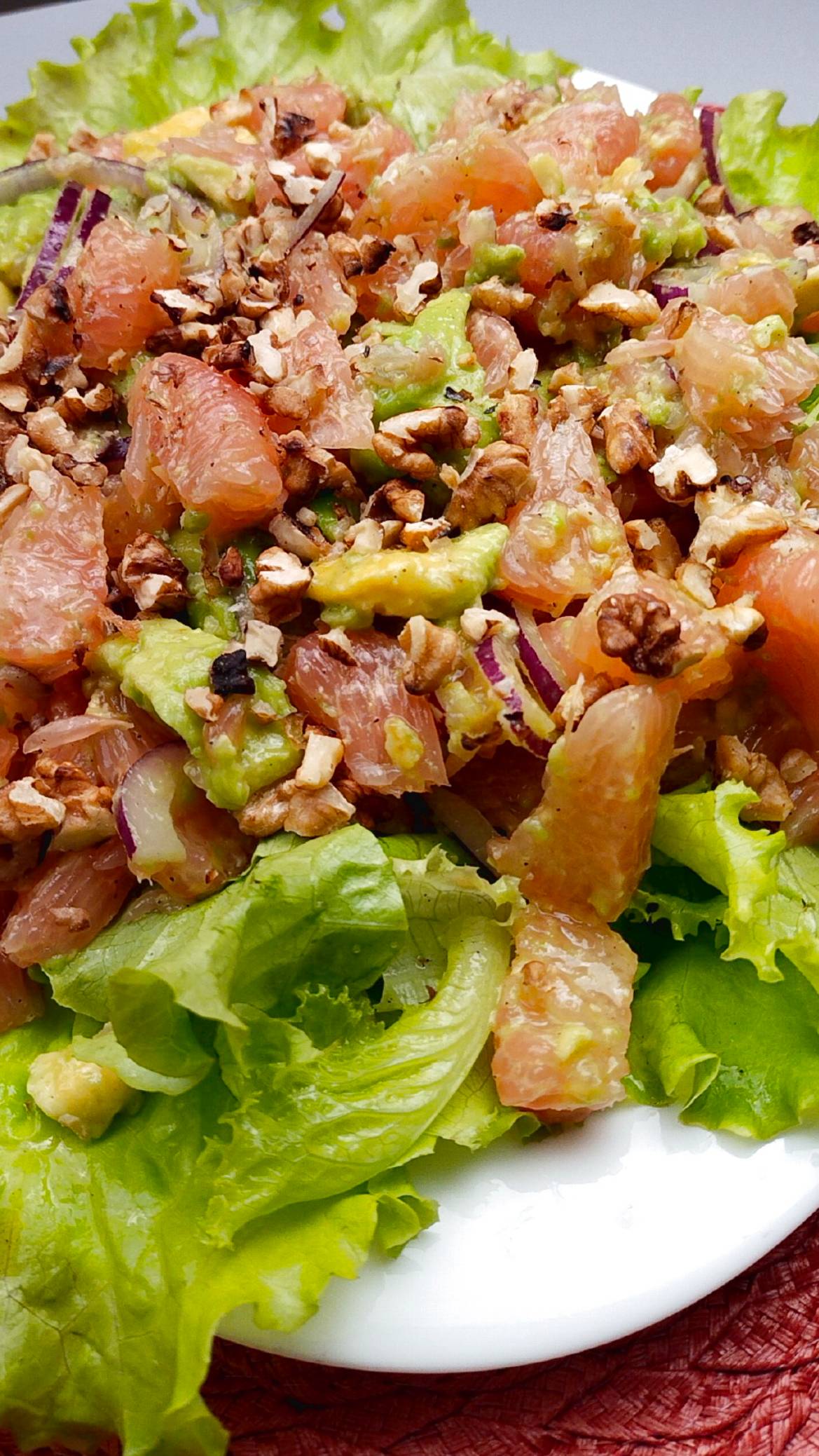 Этот рецепт – просто подарок для худеющих!Салат из помело и авокадо 🥑 Простой рецепт! смотреть онлайн