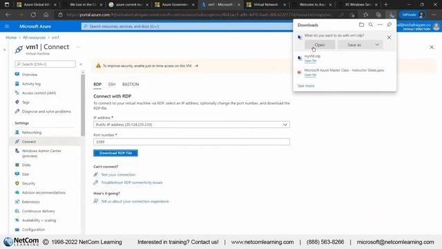 Creating A Virtual Machine On Azure | Azure Virtual Machine | NetCom Learning смотреть онлайн