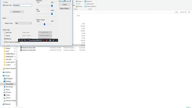 Windows XP - 3D Text Screensaver смотреть онлайн
