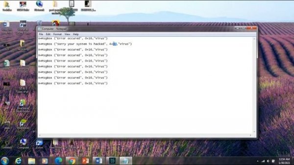 How to make fantastic (Harmless) Computer Virus Prank (fake virus).