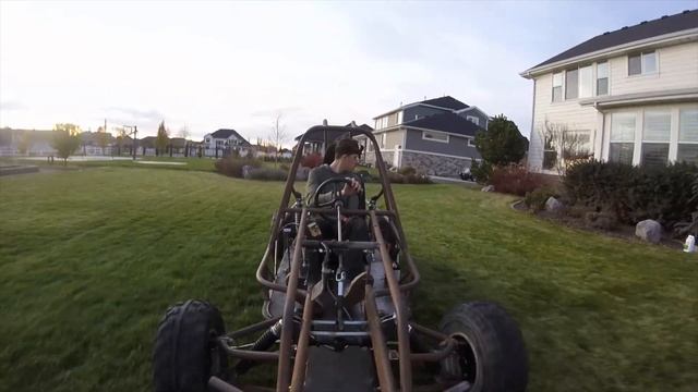 FIRST TEST DRIVE || Suzuki GS550 Mini Buggy Build Part 7 смотреть онлайн