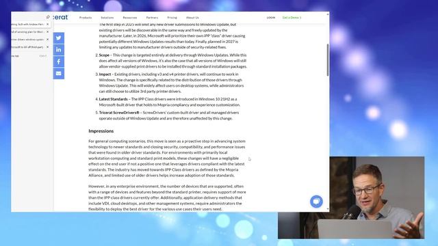 Talking Tech with Andrew Parlette: Windows Support for 3rd Party Printer Drivers смотреть онлайн