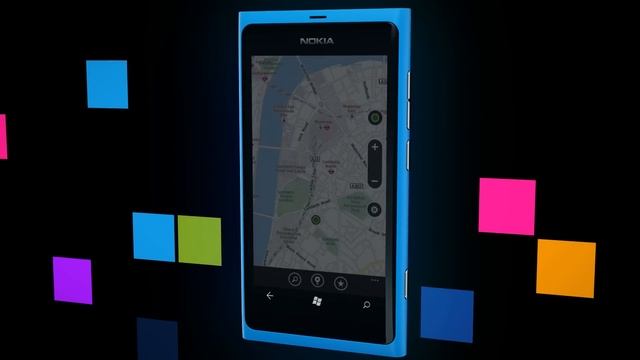 Nokia Drive and Maps on Nokia Lumia 800 смотреть онлайн