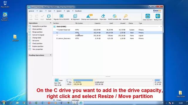 How to Extend / Resize C or D Drive Without Loosing Your Data смотреть онлайн