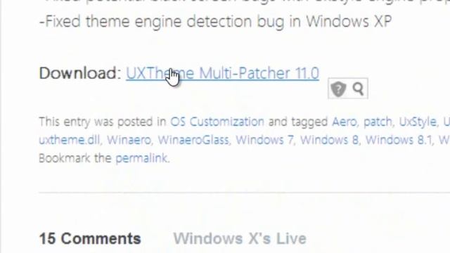 New Updated UXTheme Patcher 11 with Aero Glass Option смотреть онлайн