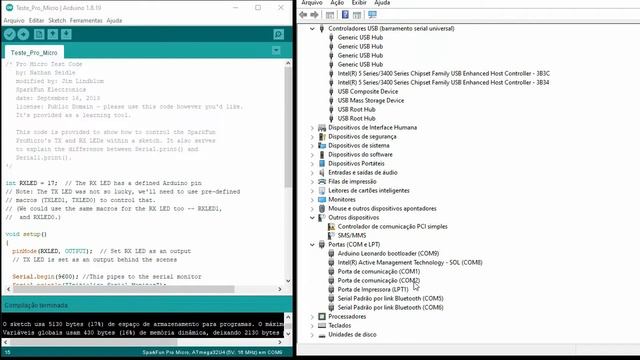 Como recuperar o Arduino Pro Micro Bricked (travado)? смотреть онлайн