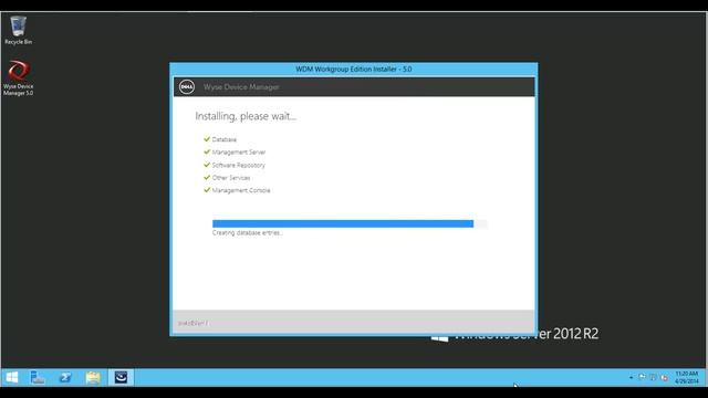 Installing WDM 5.0 Workgroup Edition on Windows Server 2012 R2 смотреть онлайн