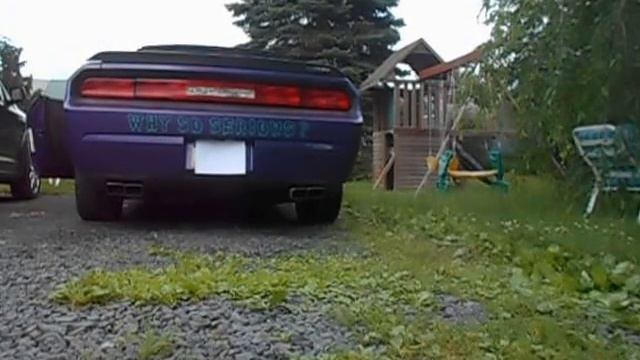 2010 Dodge Challenger SRT8 6.1L HEMI Plumb Crazy Purple AKA "Joker" Exhaust note смотреть онлайн