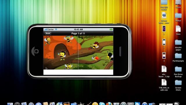 iphone Comic Book Reader Page Curl смотреть онлайн