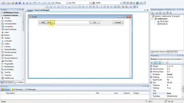 how to use webbrowser control in vb.net | itechsoftwareacademy смотреть онлайн