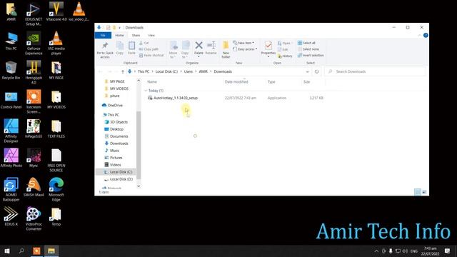 how to download & install AutoHotkey on windows 10 | Amir Tech Info смотреть онлайн