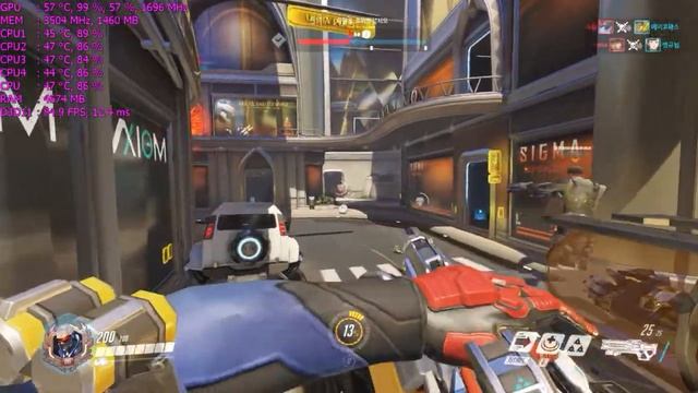 i5-2500K, GTX 1050 Gameplay - Overwatch(min, avg, max fps) смотреть онлайн