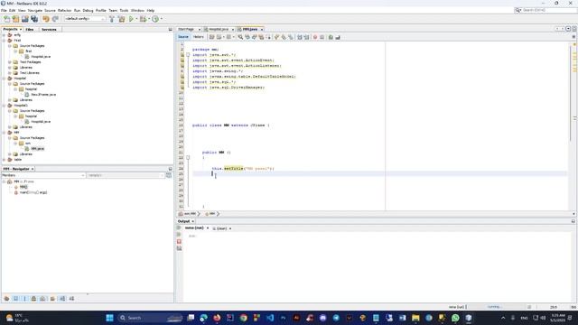 How to create the main frame in GUI Java without drag and drop | NetBeans смотреть онлайн
