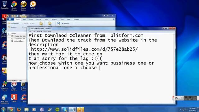 CCleaner Full Version Free September,2013 смотреть онлайн