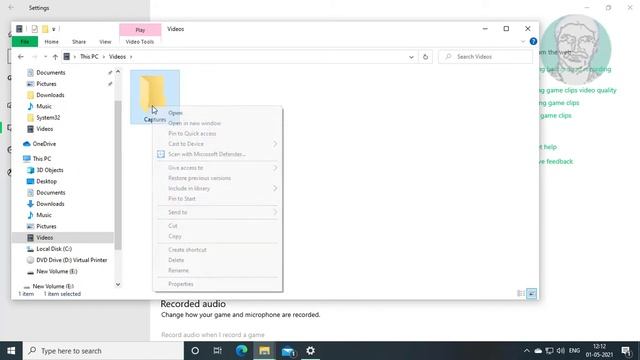 How To Change The Xbox Captures Folder Location In Windows 10 смотреть онлайн