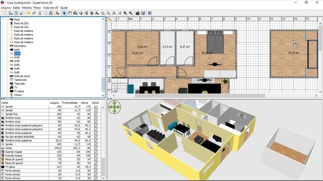 PROJETAR CASA/APARTAMENTO EM 3D - SWEET HOME 3D - Collecting Moments смотреть онлайн