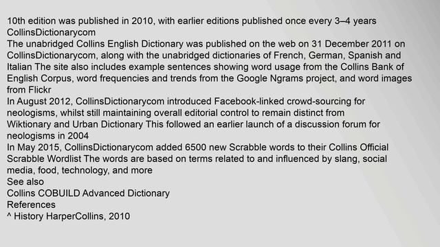 Collins English Dictionary смотреть онлайн