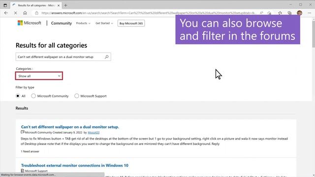 Finding answers from the support community | Microsoft смотреть онлайн