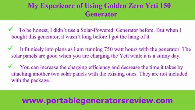 Golden Zero Yeti 150 Generator смотреть онлайн