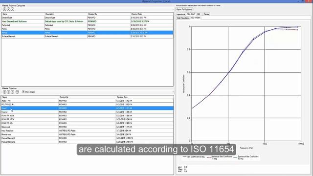 Sound Reduction Index & Absorption Coefficients based on ISO 717 & ISO 11654 смотреть онлайн