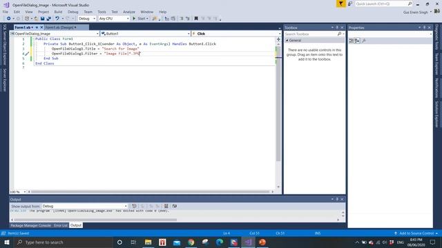 Visual Basic - OpenFileDialog for Image Display смотреть онлайн