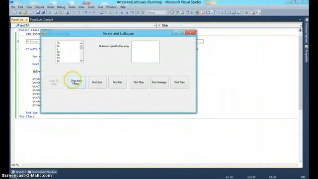 Arrays and Listboxes смотреть онлайн