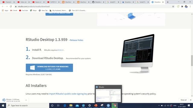 Step 1:Install R and RStudio on Windows machine смотреть онлайн
