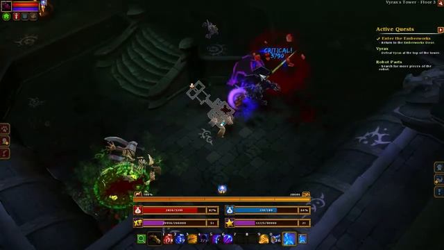 Torchlight 2 - 5 floor to found Vyrax Heartfire смотреть онлайн