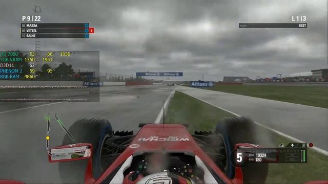 F1 2016 (HD 7850/R7 265/R7 370 | Phenom II X4) [Medium*/60] смотреть онлайн
