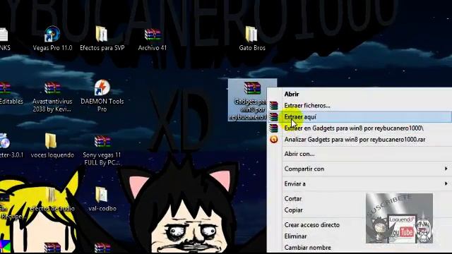 Como instalar los Gadgets para la windows 8 32/64 bits смотреть онлайн