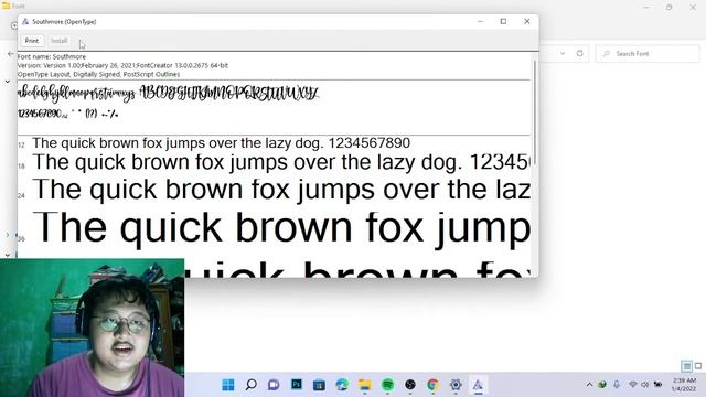 CARA MENGINSTALL FONT KHUSUS DI WINDOWS 11 TERBARU смотреть онлайн