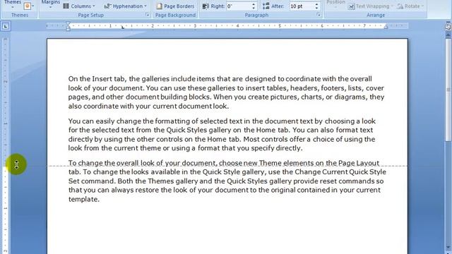 Ms Word 2007 in Telugu free Tutorail Page Setup Group Part 10 (www.timecomputers.in) смотреть онлайн