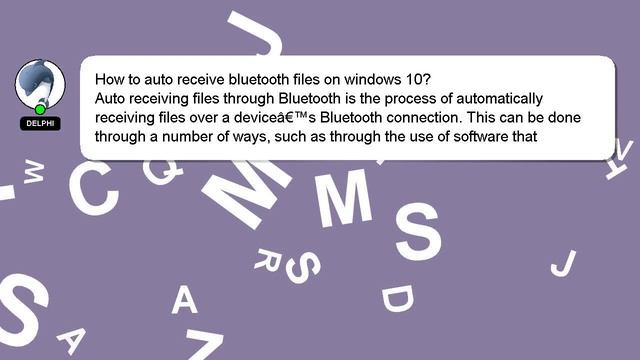 How to auto receive bluetooth files on windows 10? смотреть онлайн