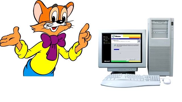 Leopold the Cat Hates Install Windows Whistler Build 2257 Part 1 смотреть онлайн
