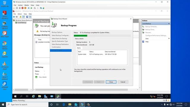 how to take system state backup in windows server 2019 смотреть онлайн
