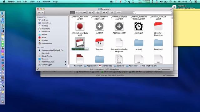 Change Dock icon Finder, Calendar, & Trash смотреть онлайн