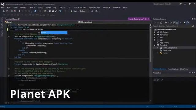 How to use Winforms Modern UI Vb.net смотреть онлайн