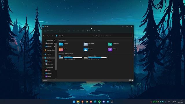 Windows 11 build 22000.71: New folder button, transparent context menu, entertainment widget & MORE смотреть онлайн
