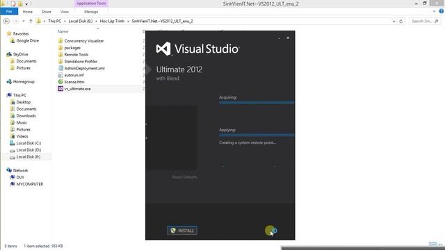 Hướng Dẫn Cách Download Và Cài Đặt Visual Studio 2012 Mới Nhất смотреть онлайн