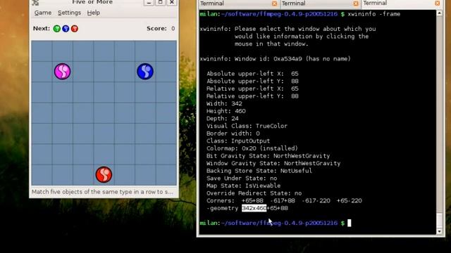Ubuntu Screencast - Xwininfo and ffmpeg смотреть онлайн