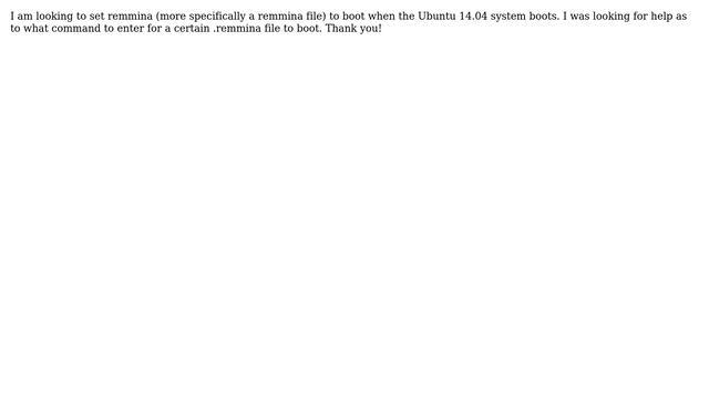 Ubuntu: Remmina Startup Program смотреть онлайн