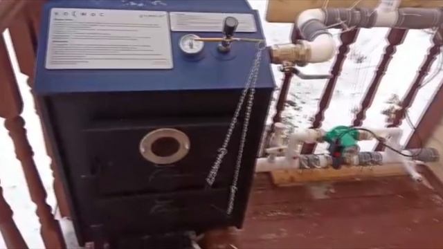 Твердотопливный котел Космос 18 с естественной циркуляцией смотреть онлайн