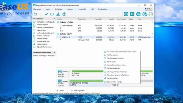Partition mit Windows 10 erstellen EaseUS смотреть онлайн