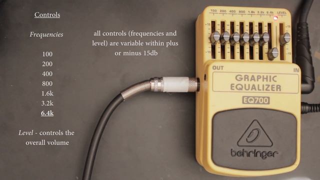 Behringer EQ700 Graphic Equalizer Demo смотреть онлайн