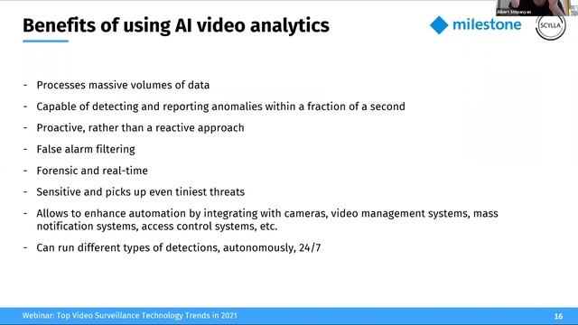 Scylla x Milestone Webinar: Top Video Surveillance Technology Trends in 2021 смотреть онлайн