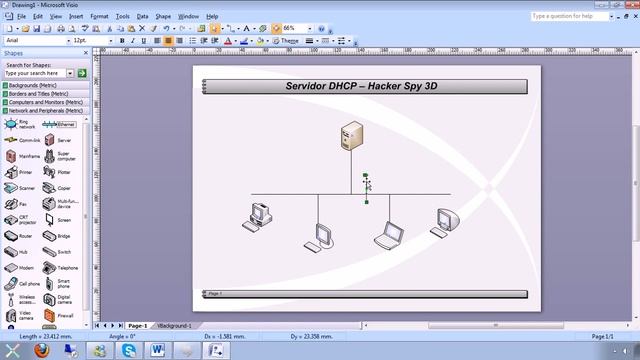 Aula 1 Microsoft Visio 2007 'Hacker Spy 3D' 'MozDomains' смотреть онлайн