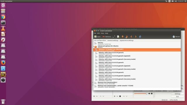 Change Grub boot menu on ubuntu смотреть онлайн