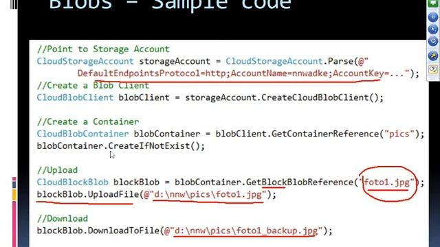 Windows Azure Storage Services смотреть онлайн